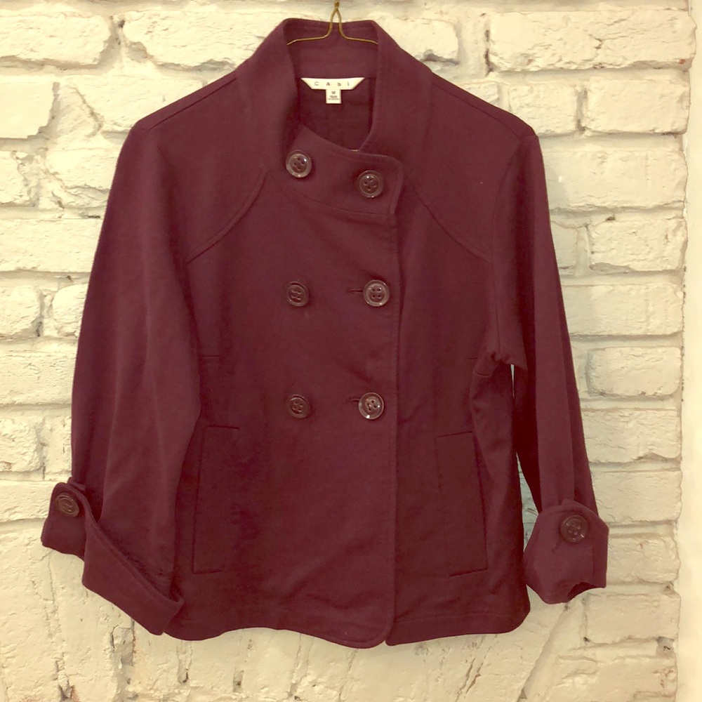 CAbi eggplant jacket/blazer